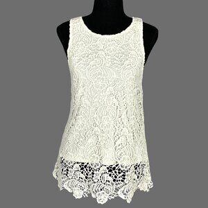 Lace Sleeveless Top by Lucky Brand